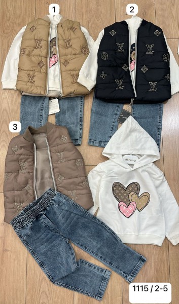 Костюм Тройка Для Девочки Minimal (2-3-4-5лет)