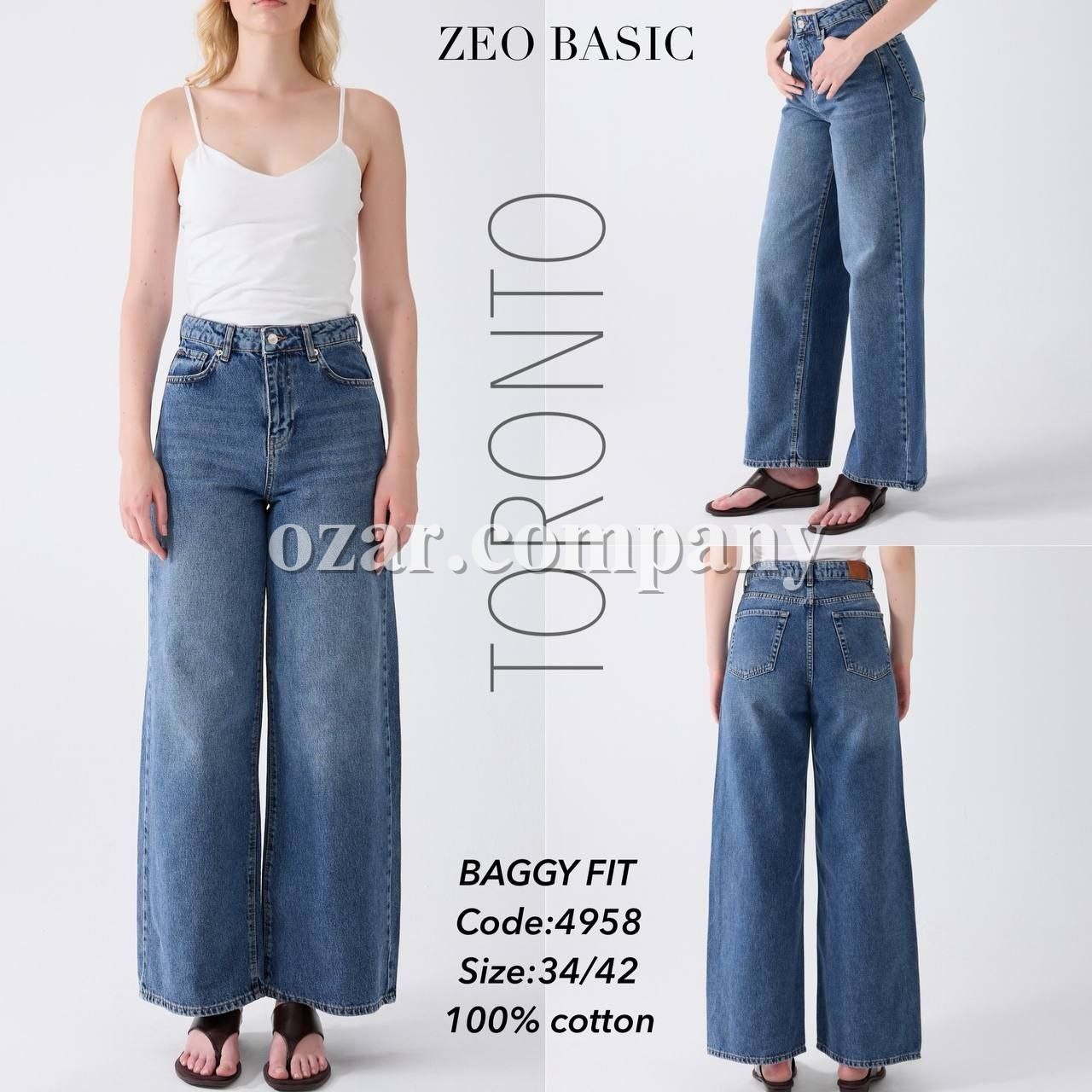 Женские Джинсы Zeo Basic