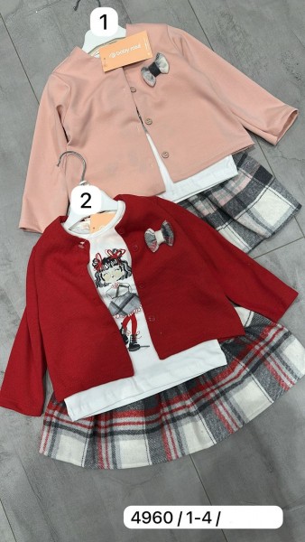 Костюм Тройка Для Девочки Baby Rose (1-2-3-4лет) 