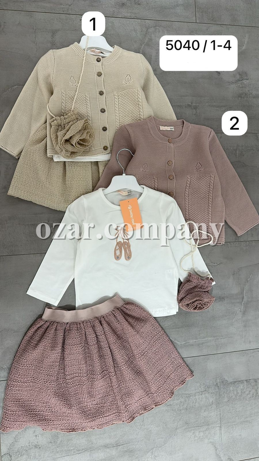 Костюм Тройка Для Девочки Baby Rose (1-2-3-4лет) 
