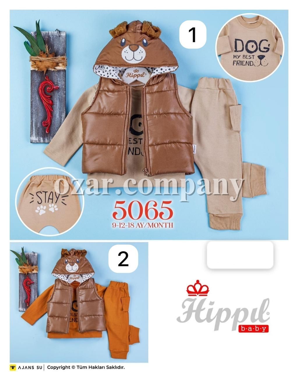 Костюм Тройка Для Мальчика Hippil (9-12-18мес.)