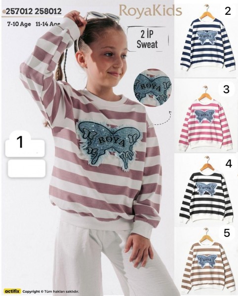 Свитшот Двунитка Для Девочки Roya (11-12-13-14лет)