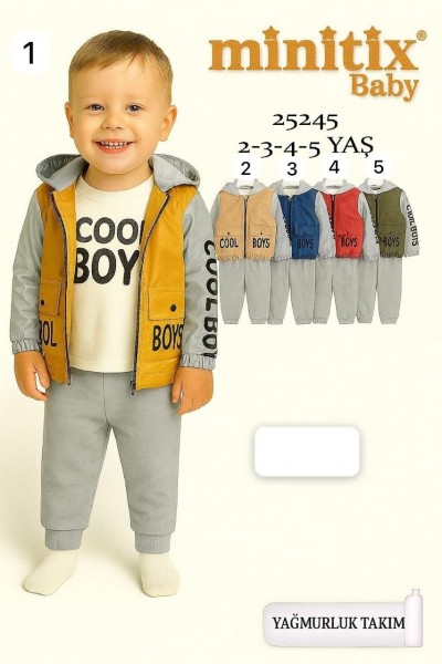 Костюм Тройка Для Мальчика Minitix (2-3-4-5лет)