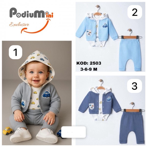 Комплект Для Мальчика PodiuMini (3-6-9мес.)