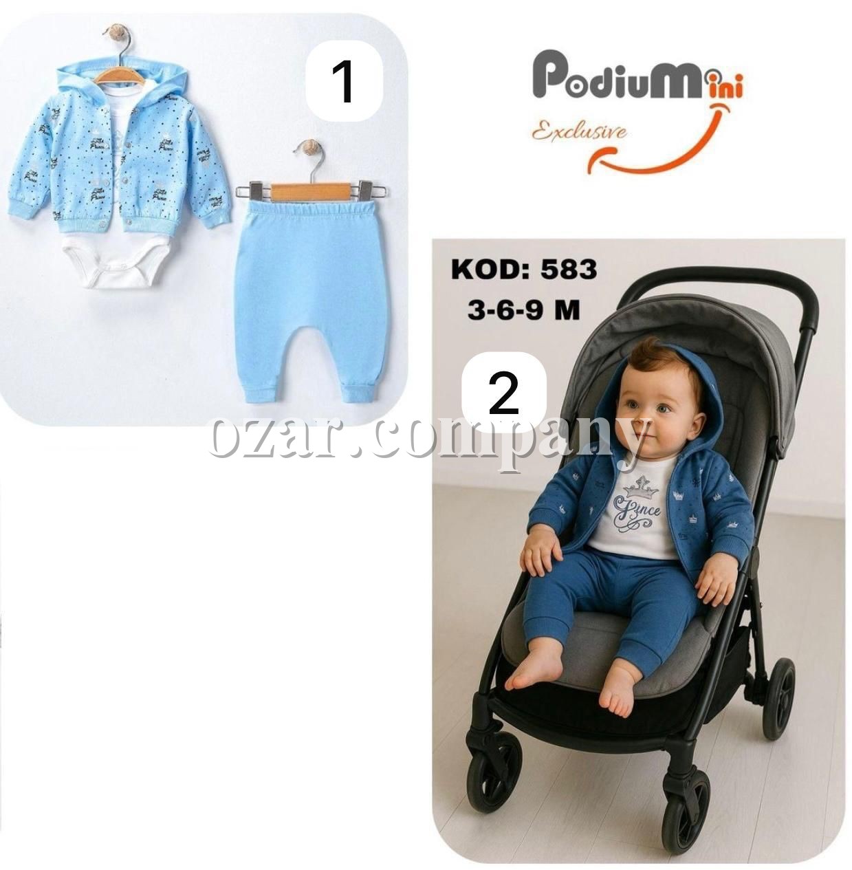 Комплект Для Мальчика PodiuMini (3-6-9мес.)