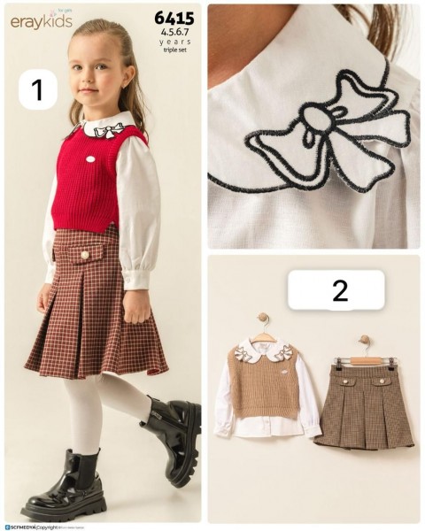 Костюм Тройка Для Девочки Eray Kids (4-5-6-7лет) 