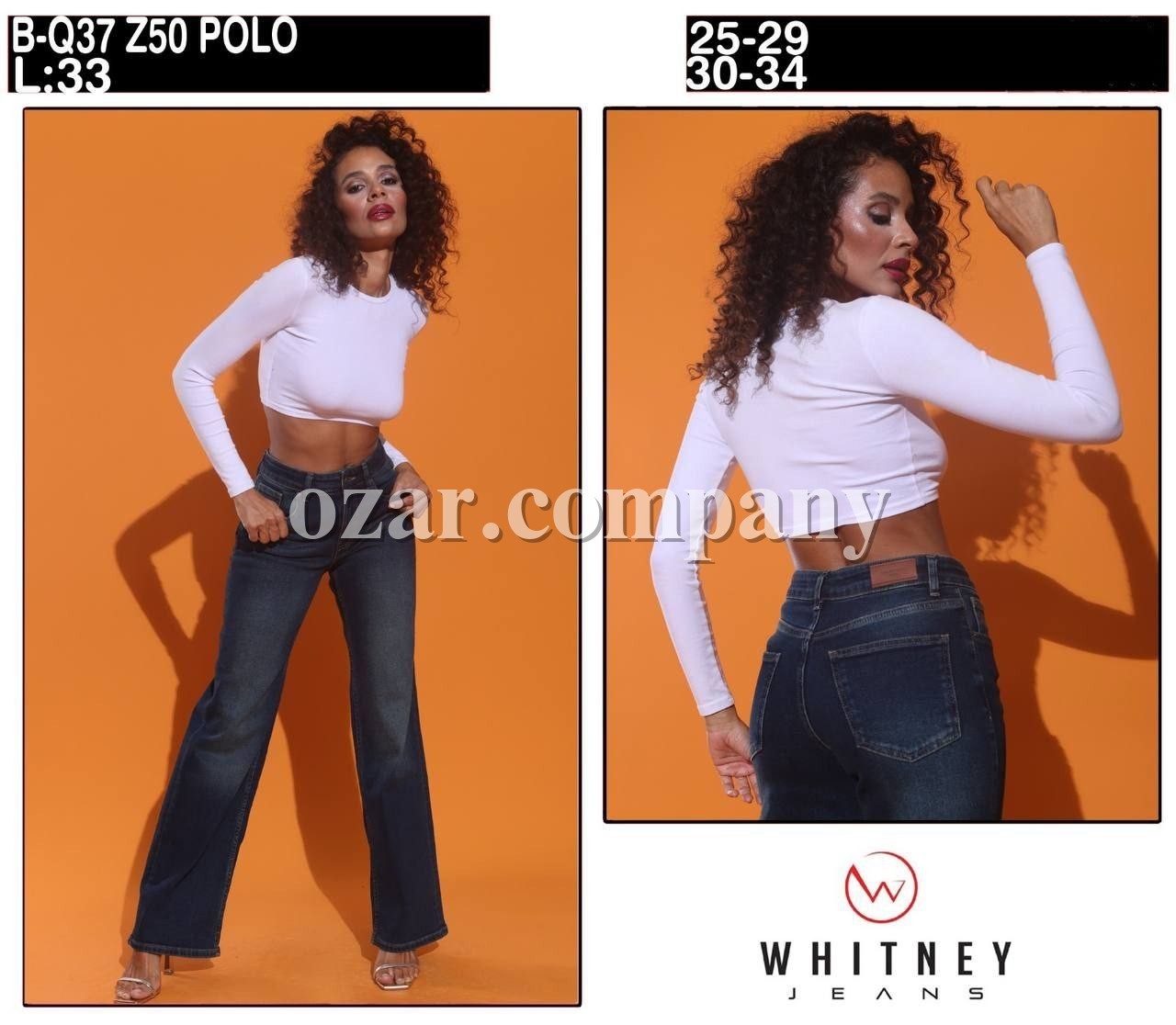 Женские Джинсы Whitney (Большие размеры)