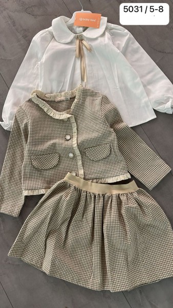 Костюм Тройка Для Девочки Baby Rose (5-6-7-8лет) 