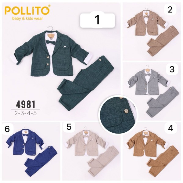 Костюм Тройка Для Мальчика Pollito (2-3-4-5лет)