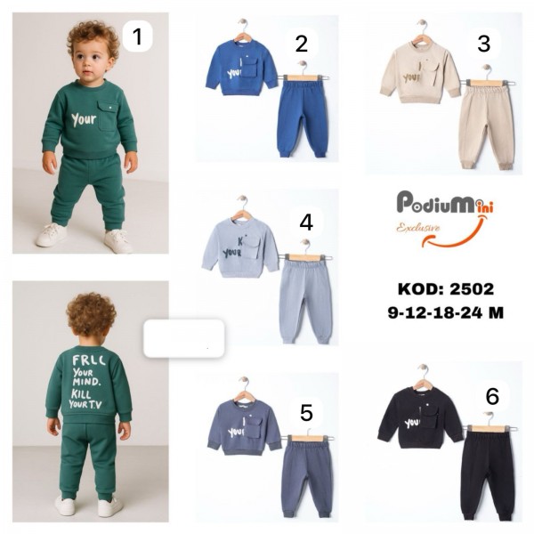 Костюм Для Мальчика PodiuMini (9-12-18-24мес.)