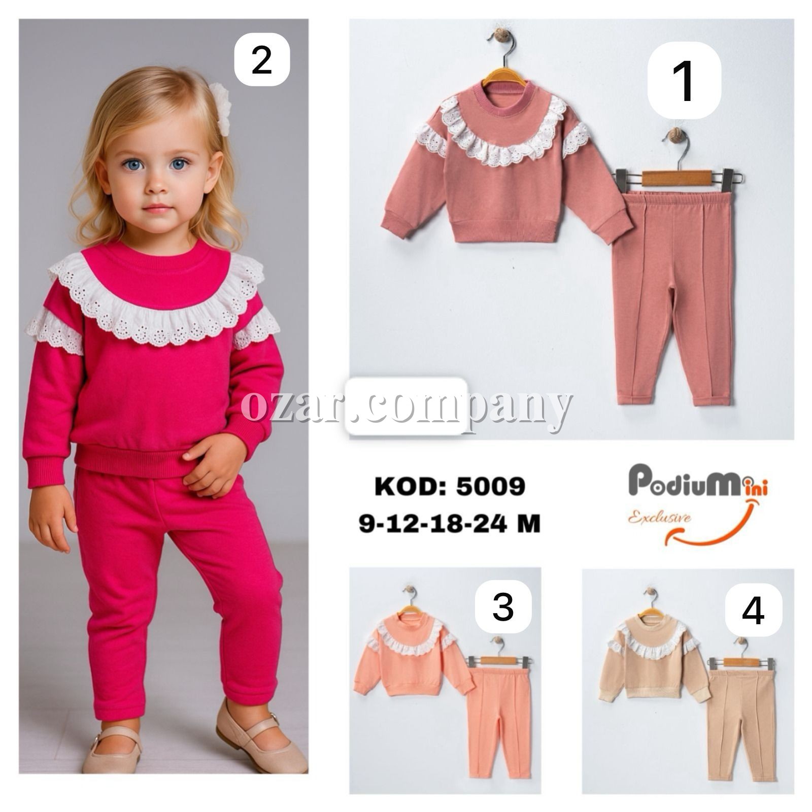 Костюм Для Девочки PodiuMini (9-12-18-24мес.)
