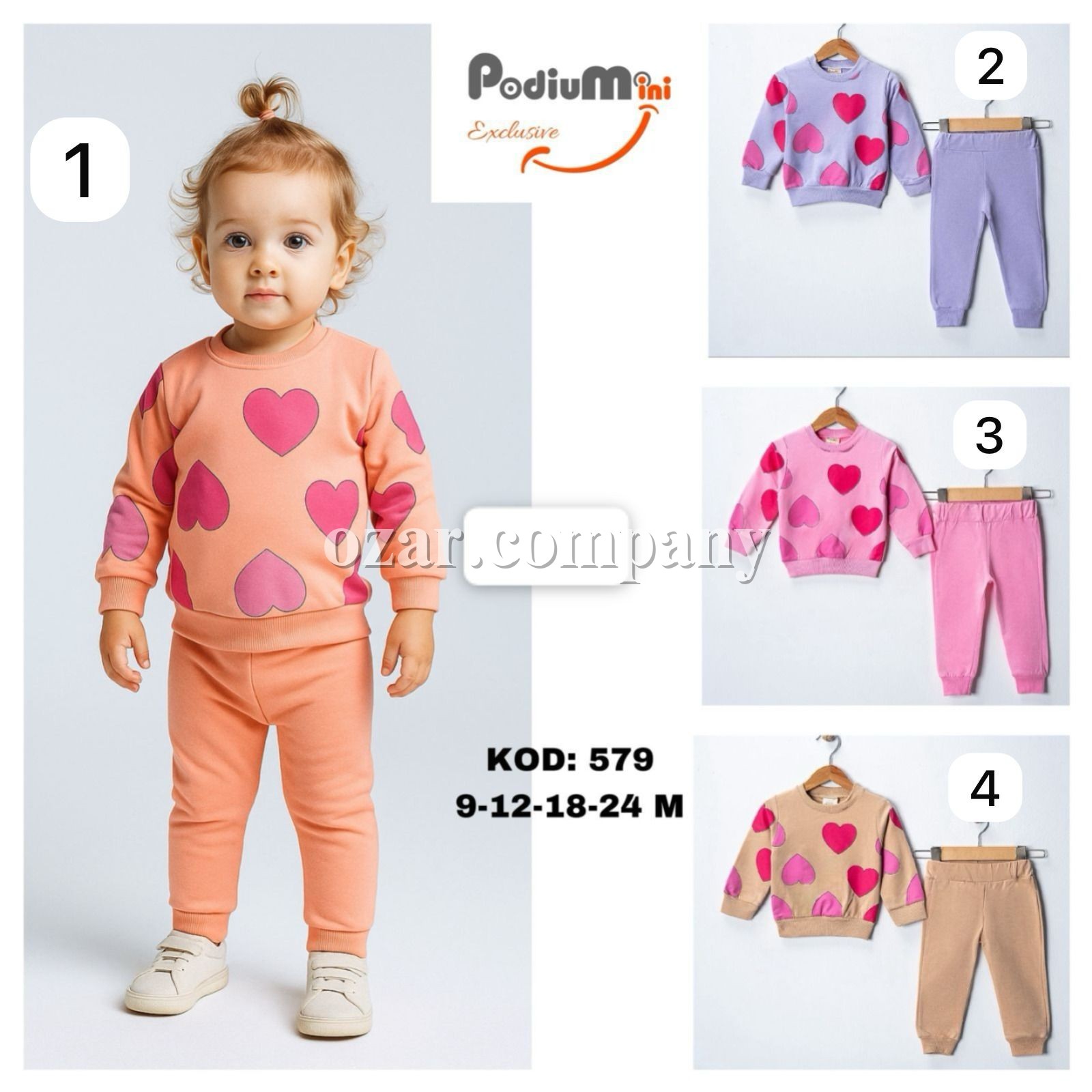Костюм Для Девочки PodiuMini (9-12-18-24мес.)