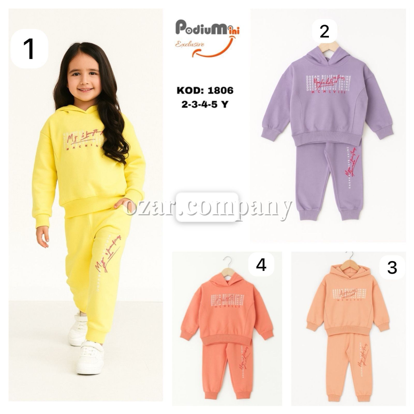 Костюм Для Девочки PodiuMini (2-3-4-5лет)