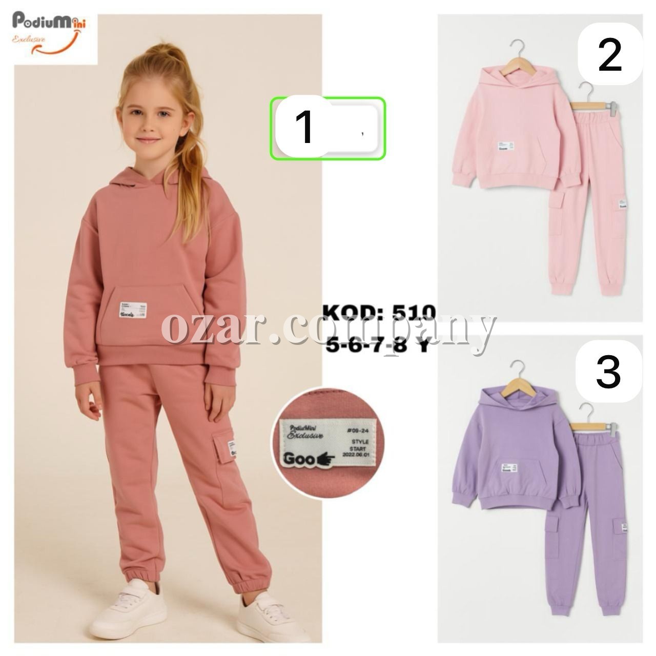 Костюм Для Девочки PodiuMini (5-6-7-8лет) 