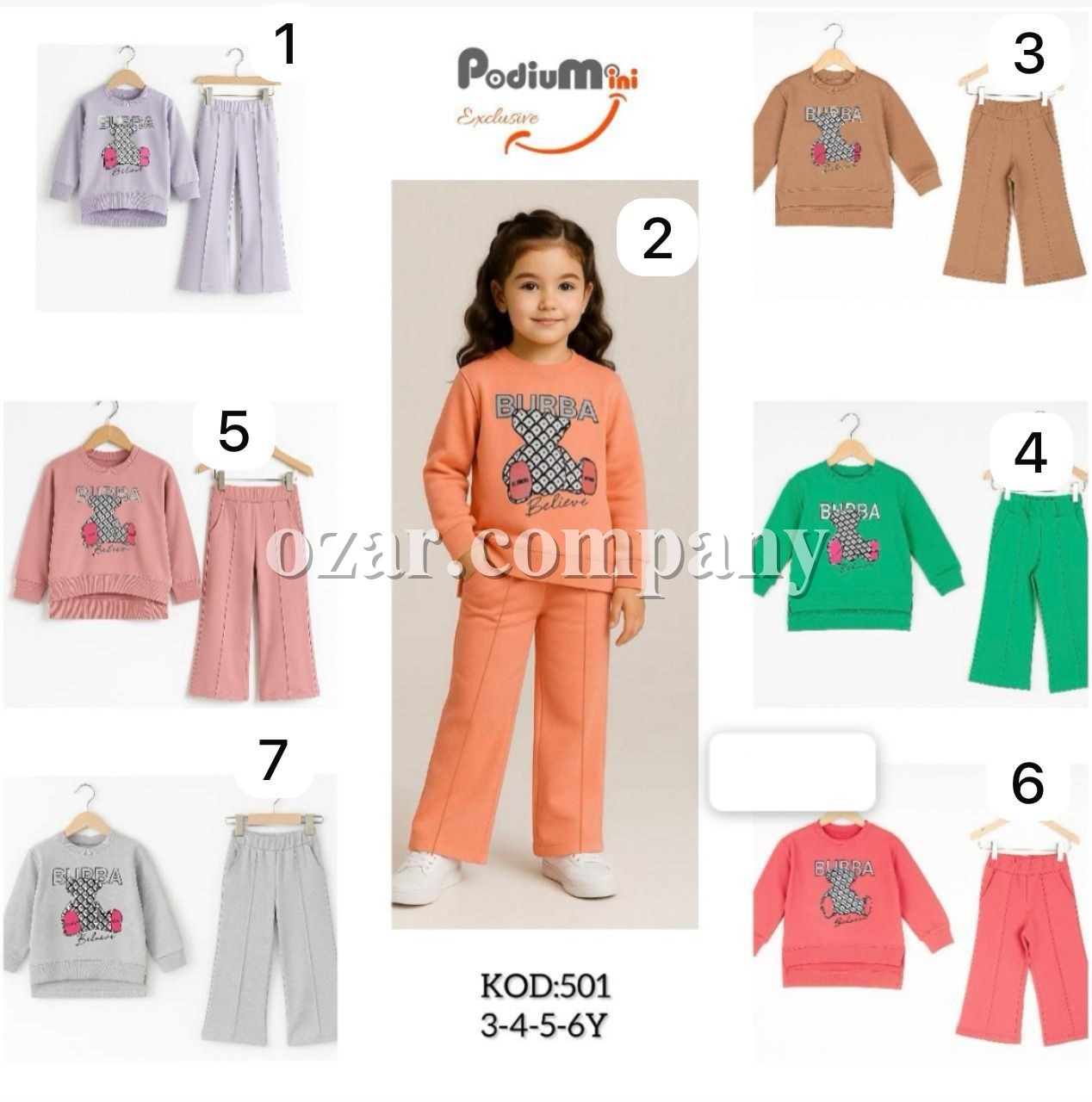 Костюм Для Девочки PodiuMini (3-4-5-6лет) 