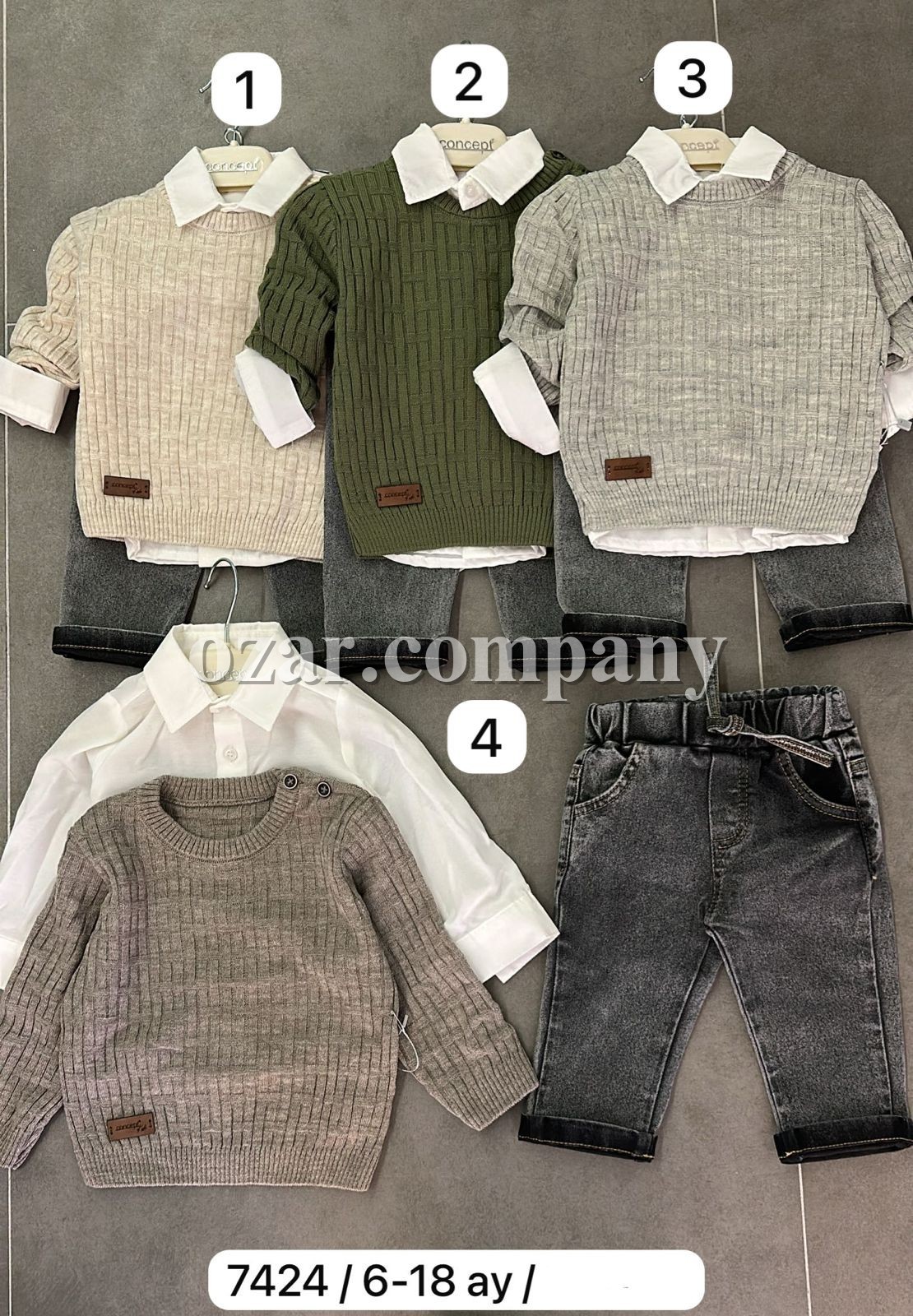 Костюм Тройка Для Мальчика Concept (6-9-12-18мес.)