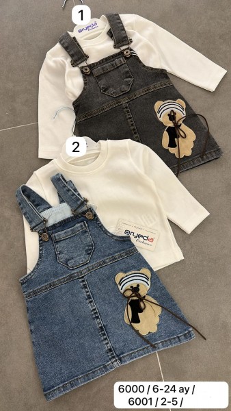Джинсовый Сарафан Для Девочки Oryeda (2-3-4-5лет)