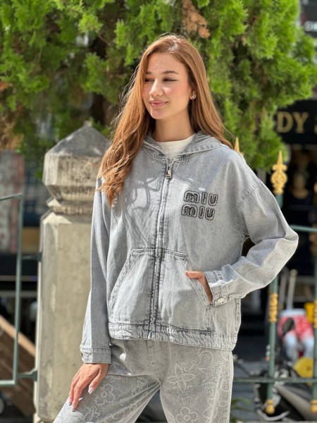 Женский Джинсовый Пиджак Miu Miu