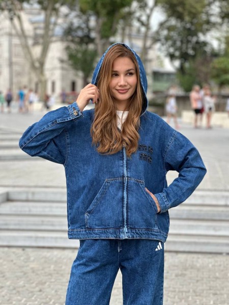 Женский Джинсовый Пиджак Miu Miu