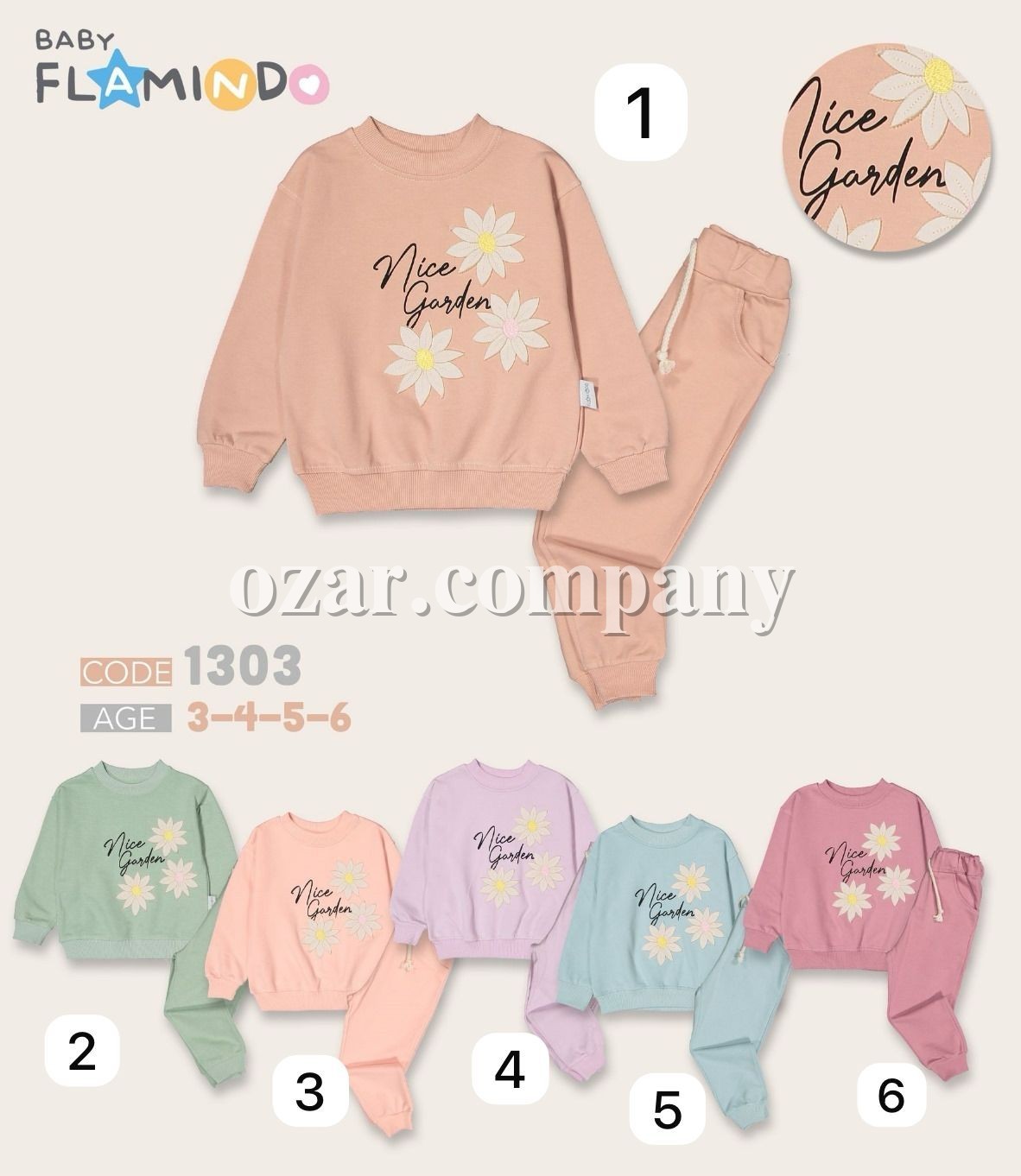 Костюм Для Девочки Flamindo (3-4-5-6лет) 