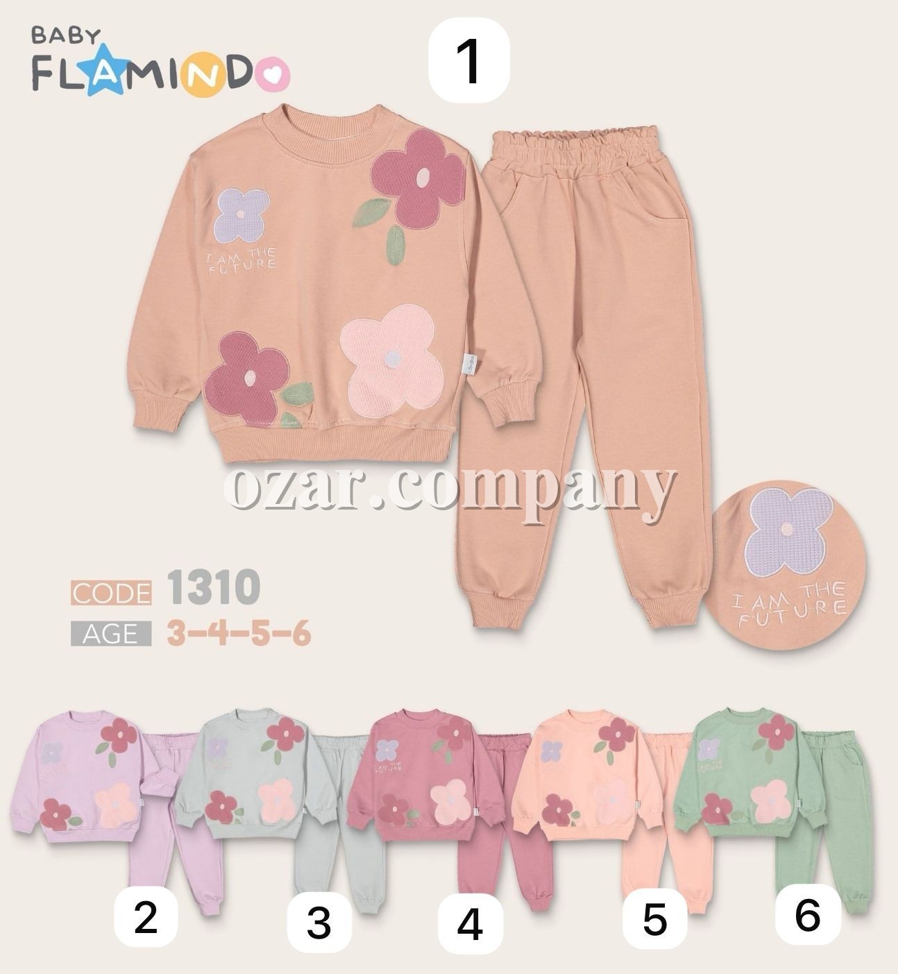 Костюм Для Девочки Flamindo (3-4-5-6лет) 