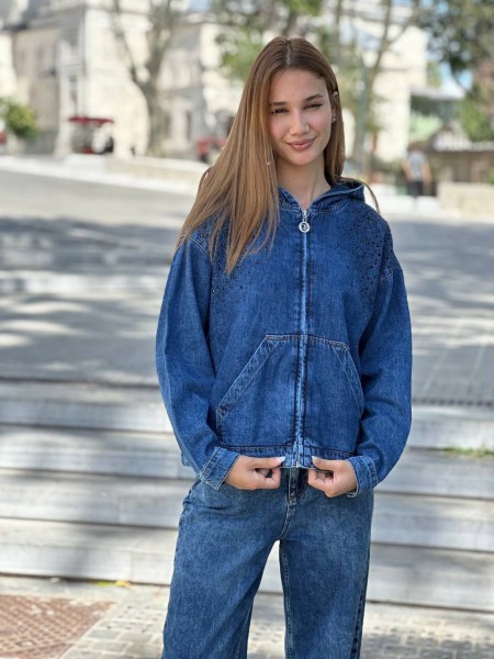 Женская Джинсовая Курточка Coco Bianca