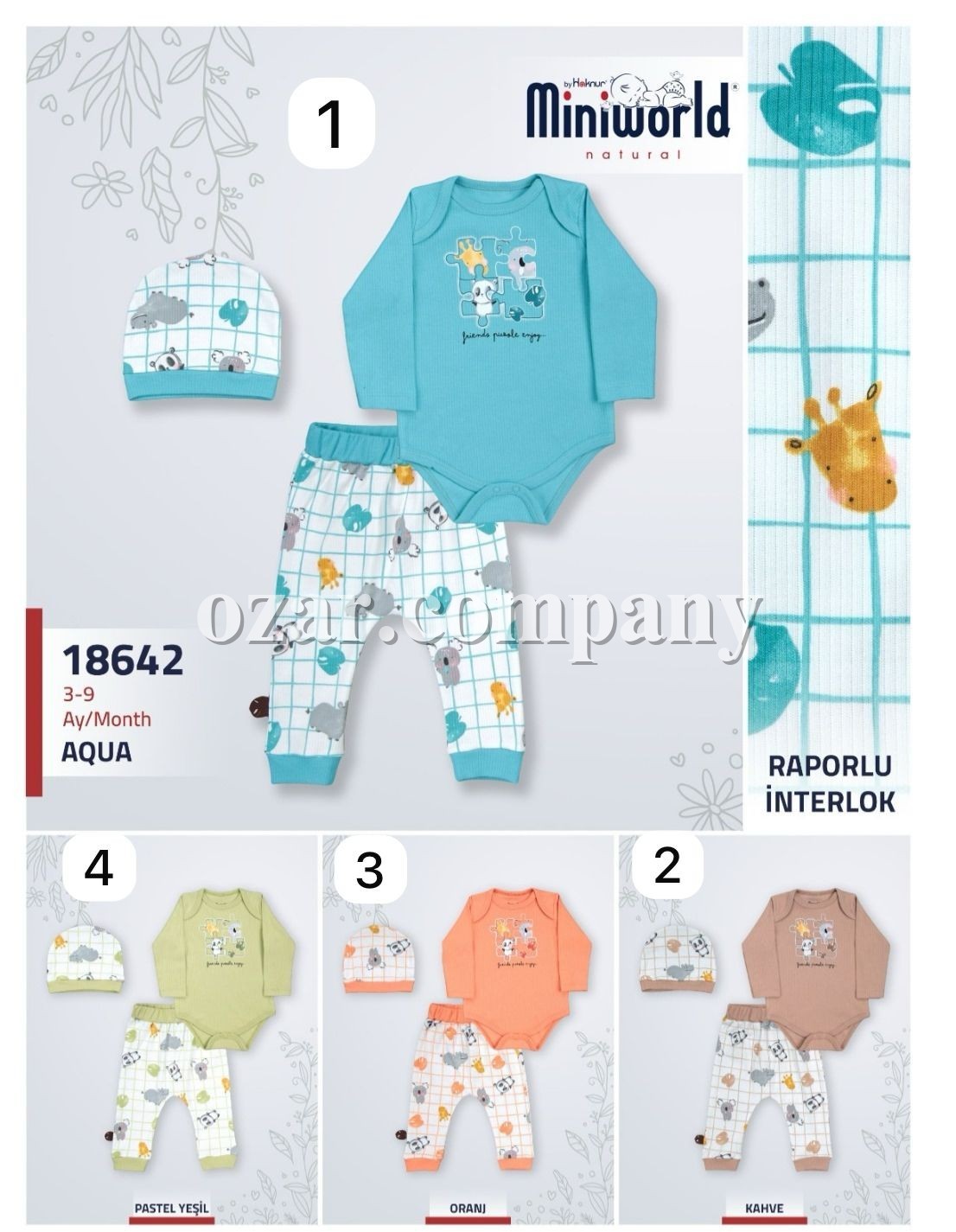 Комплект Для Новорождённых Miniworld (3-6/6-9мес.)