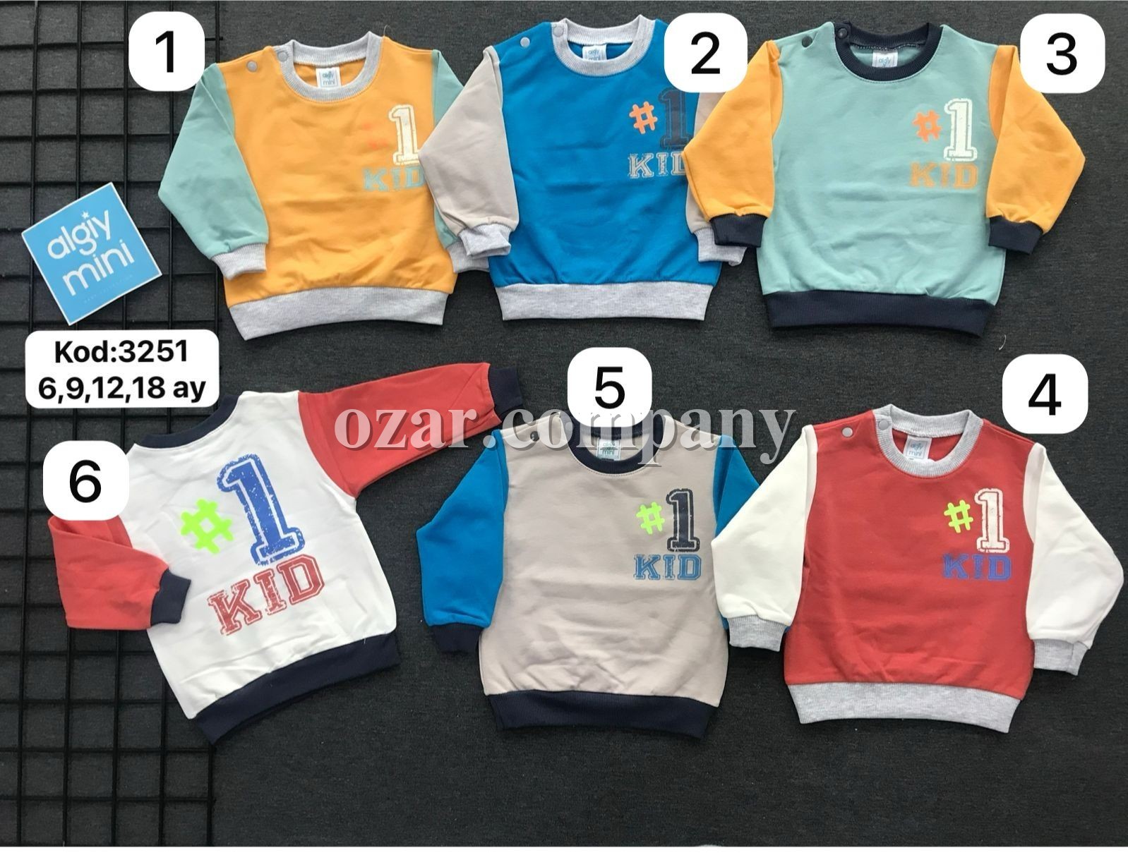 Свитшот Для Мальчика Algiy Mini (6-9-12-18мес.) 