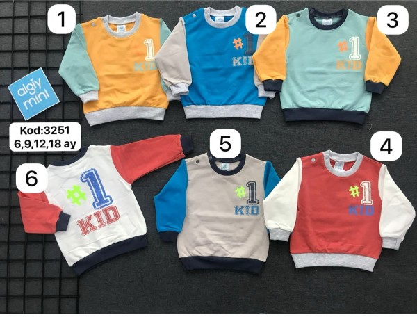 Свитшот Для Мальчика Algiy Mini (6-9-12-18мес.) 