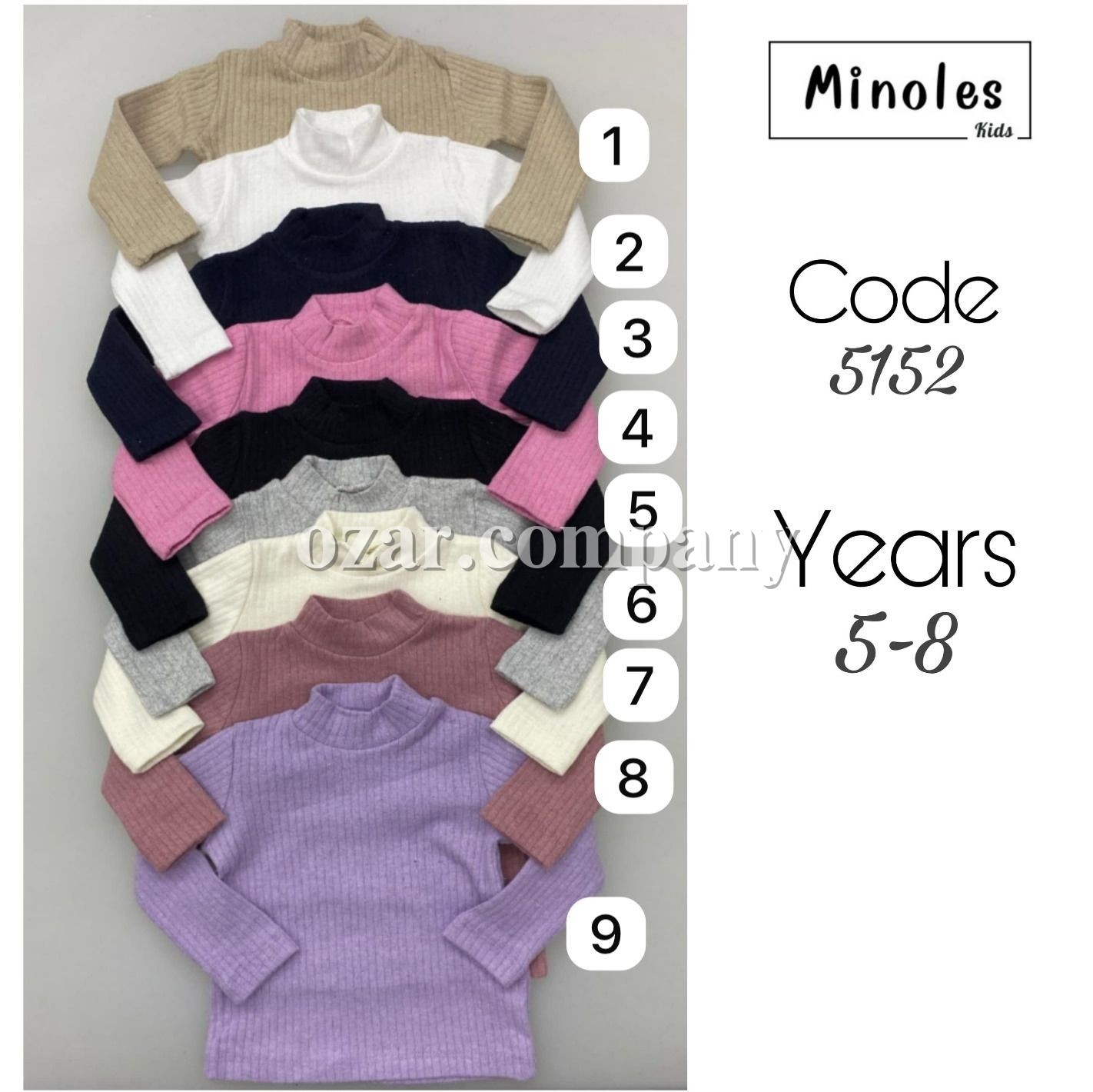 Гольф Для Девочки Minoles (5-6-7-8лет) 