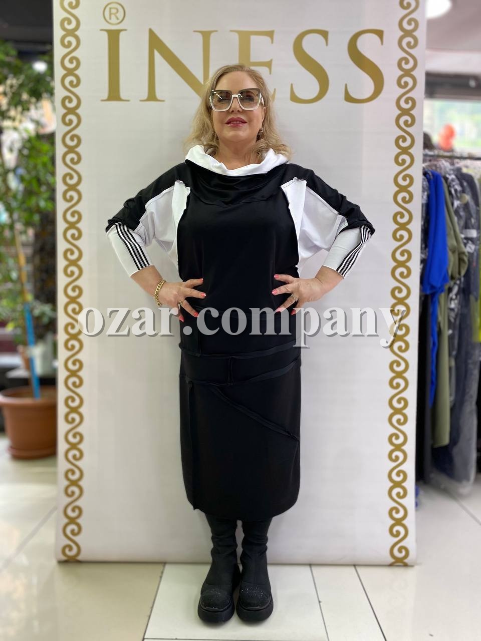 Женское Платье Iness (Большие размеры)