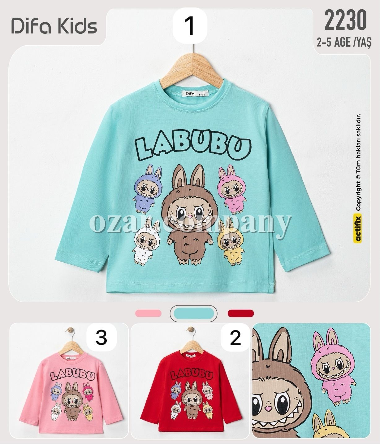 Свитшот Для Девочки Difa Kids (2-3-4-5лет)