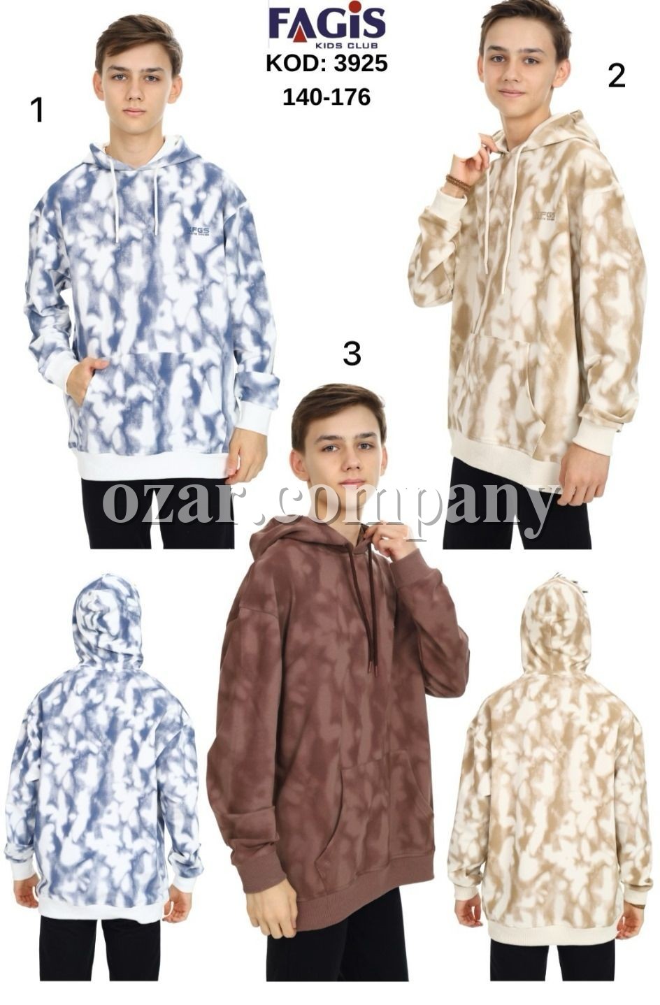 Худи Для Мальчика Fagis (10-12-14-16лет) 