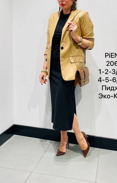 Женский Пиджак Из Эко Кожи Piena