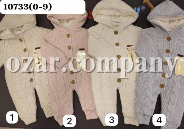 Утеплённый Человечек Для Новорождённых Lara Babies (0-3-6-9мес.)