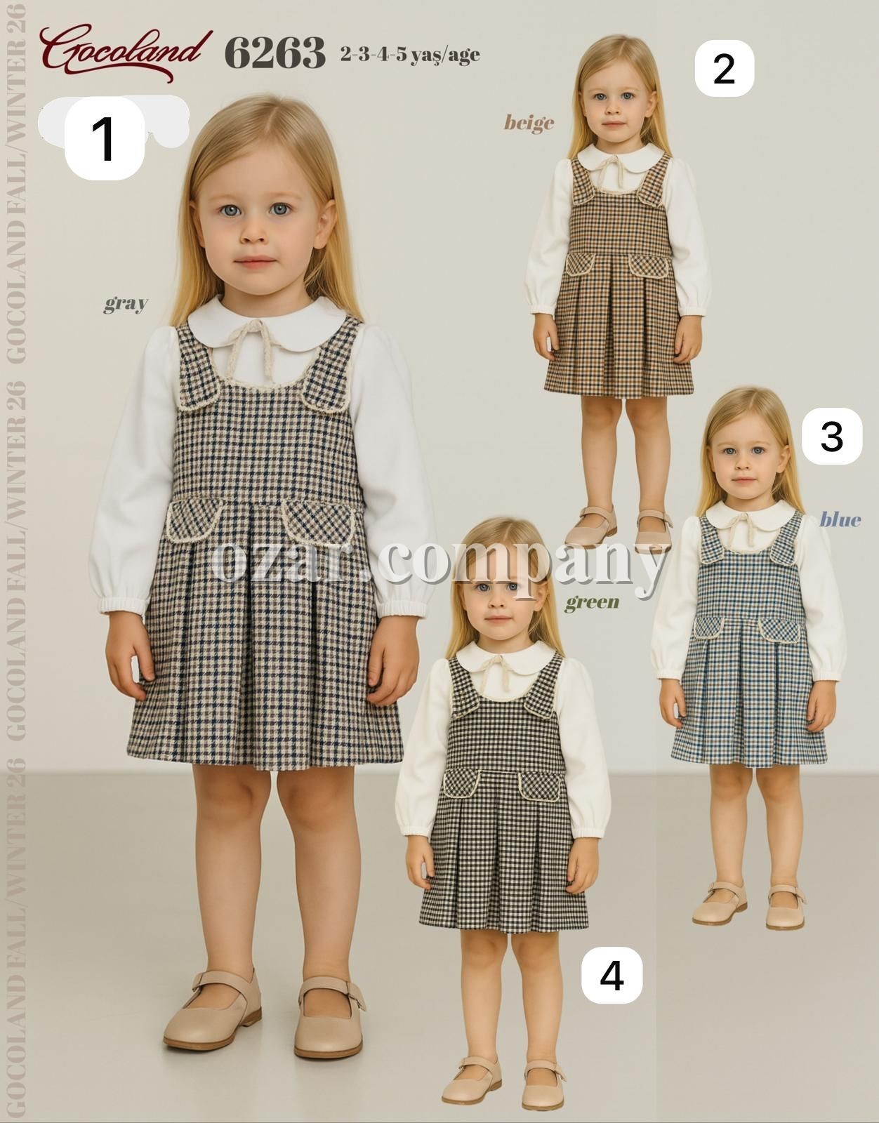 Сарафан Для Девочки Cocoland  (2-3-4-5лет)