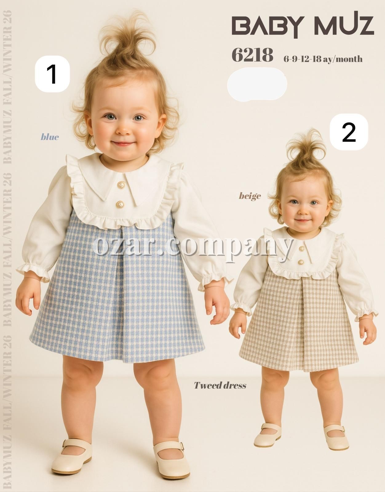 Платье Для Девочки Baby Muz (6-9-12-18мес.)