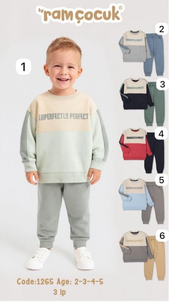 Трикотажный Костюм Тринитка Для Мальчика Ramcocuk (2-3-4-5лет)