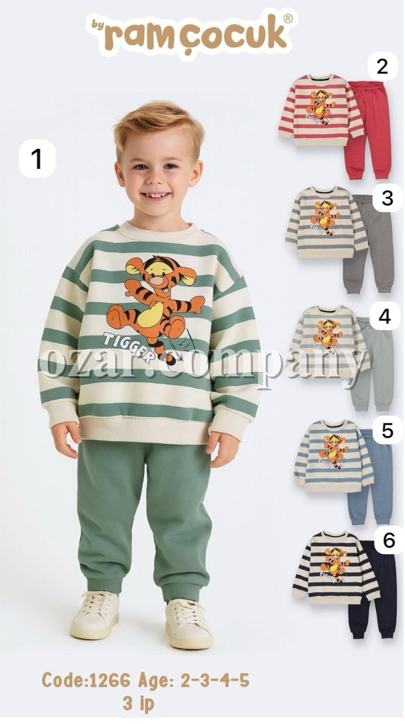 Трикотажный Костюм Тринитка Для Мальчика Ramcocuk (2-3-4-5лет)