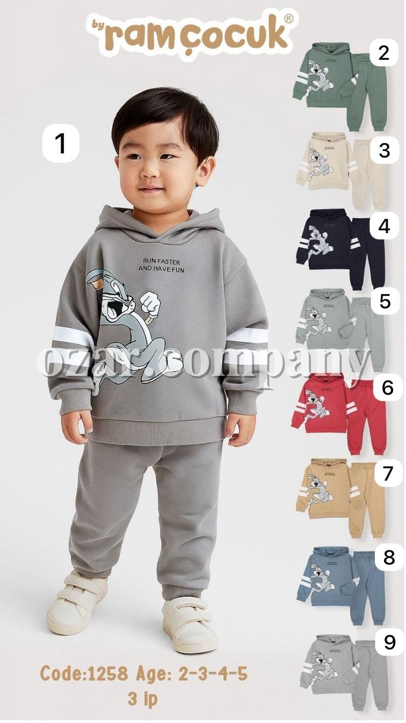 Трикотажный Костюм Тринитка Для Мальчика Ramcocuk (2-3-4-5лет)