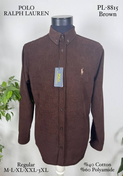 Мужская Вельветовая Рубашка Polo