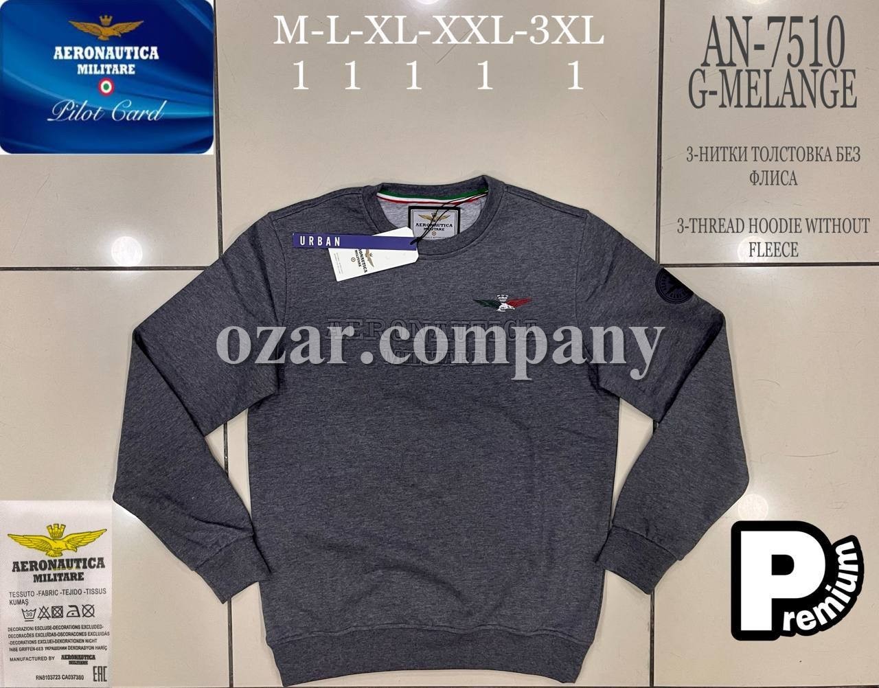 Мужская Толстовка Aeronautica Militare 