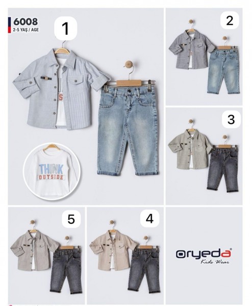 Костюм Тройка Для Мальчика Oryeda (2-3-4-5лет)