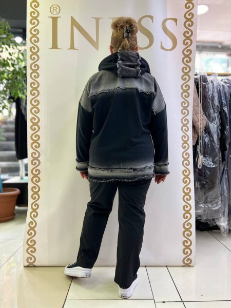 Женский Джинсовый Жакет Iness (Большие размеры)