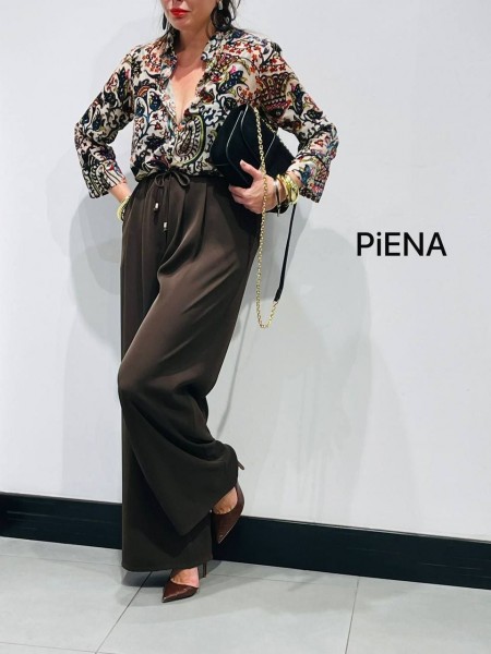 Женская Велюровая Рубашка Piena