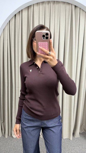 Женский Трикотажный Лонгслив Cute