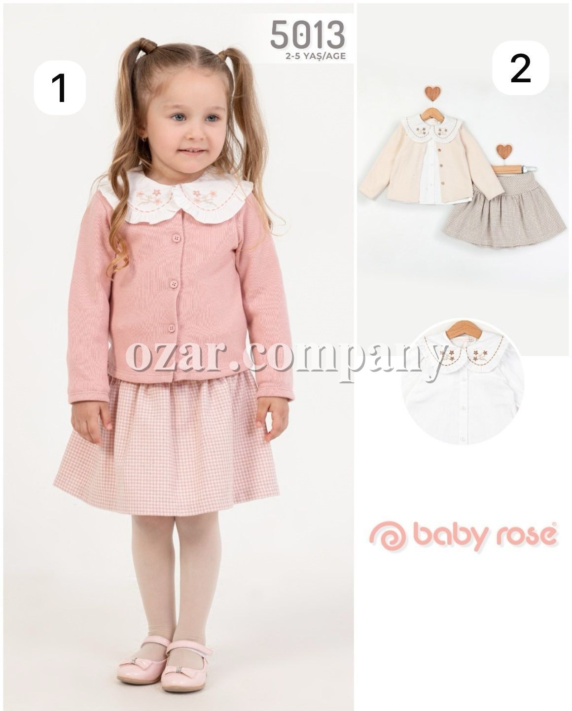 Костюм Тройка Для Девочки Baby Rose (2-3-4-5лет)
