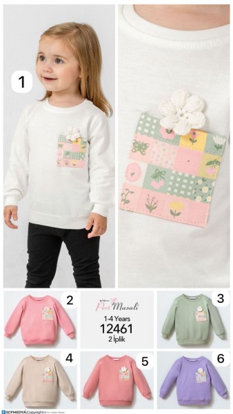 Свитшот Двунитка Для Девочки Peri Masali (1-2-3-4лет) 