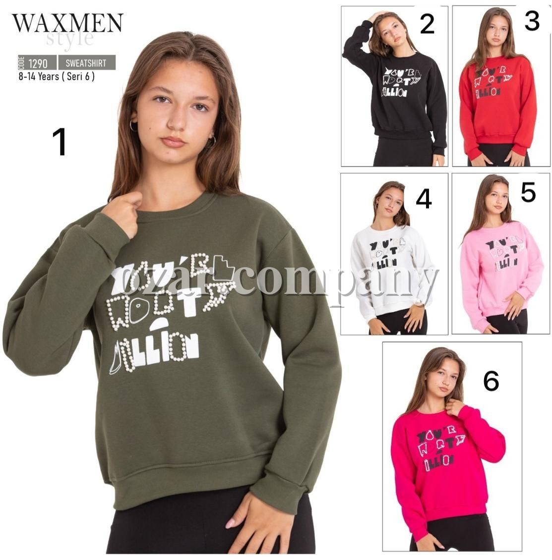 Свитшот Для Девочки Waxmen (9-10-11-12-13-14лет) 