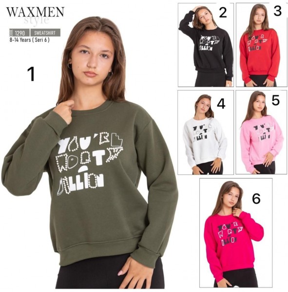 Свитшот Для Девочки Waxmen (9-10-11-12-13-14лет) 
